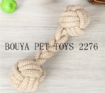 Long Lasting Pet Toy Training dumbbell cotton rope 2276