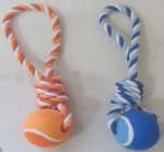 Pet toy Rope with tennis 2165