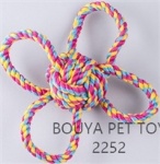 Rope pet toy with handles 2252